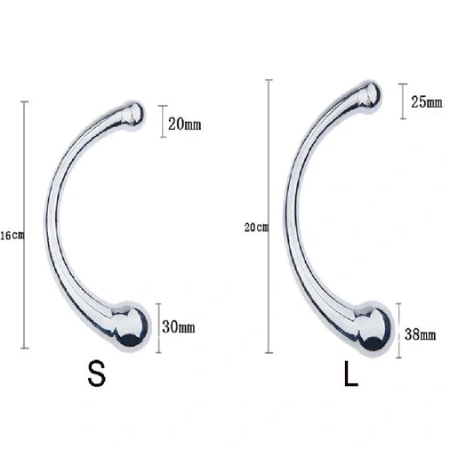 Elegant 5858 Steel Stainless Double Anal Ended Hook 0727